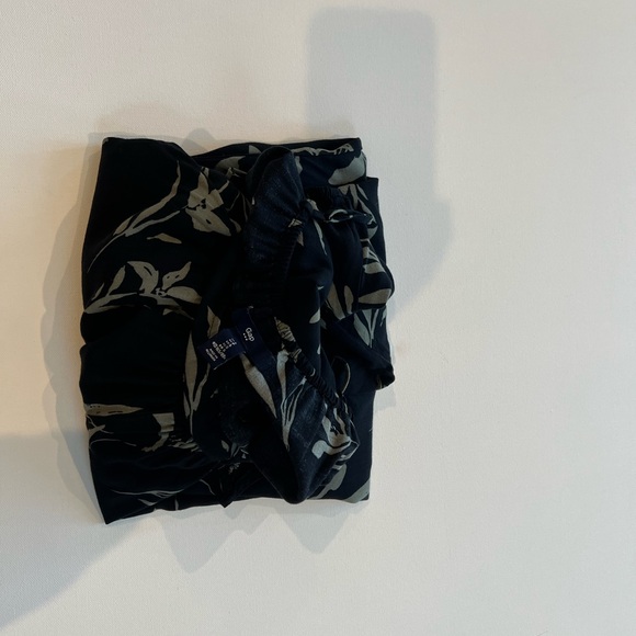 Gap Black Sage Floral Jumpsuit Small Pockets - Picture 13 of 13